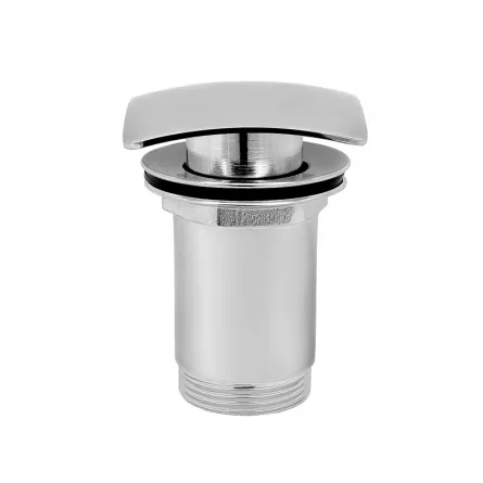 Ventil click clack Ferro Quadro S284-B F cu preaplin,  crom