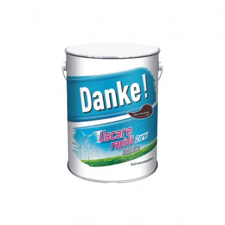 Vopsea alchidica, pentru lemn / metal / zidarie, interior/ exterior, maro ciocolatiu 2.5 L