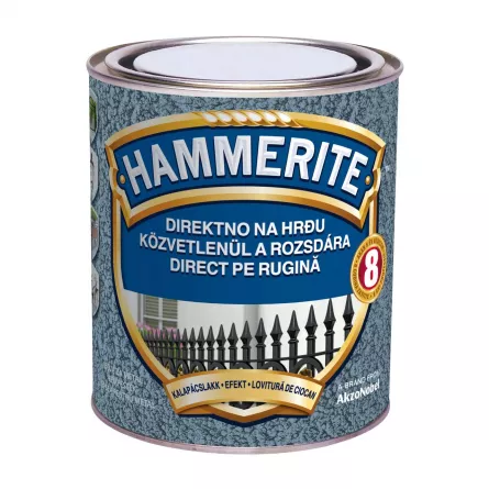 Vopsea alchidica pentru metal HAMMERITE lovitura de ciocan,culoare aurie, ambalare 2,5 L