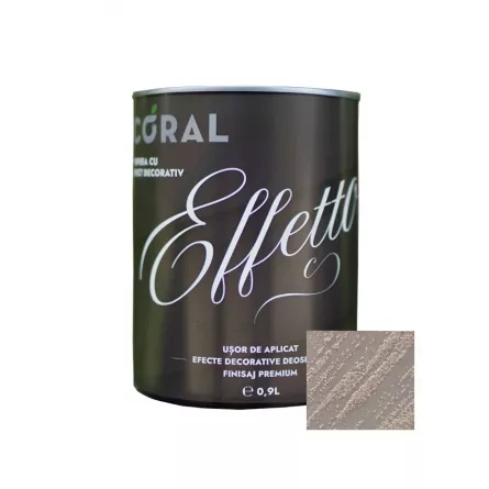 Vopsea decorativa, interior, Coral Effetto, Foro, 0.9 l