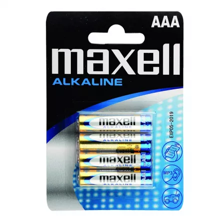 Baterie alcalina LR3/AAA 4/blister Maxell, [],papetarie.ro