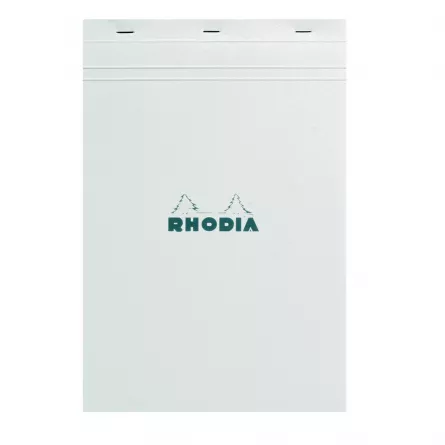 Blocnotes A4+ Rhodia White Clairefontaine, [],papetarie.ro