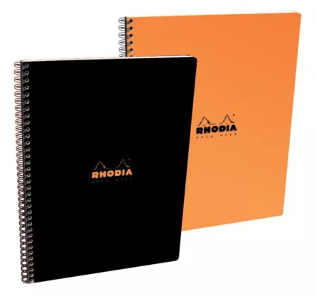 Caiet A4+ spirala 80 file Clairefontaine Rhodia Classic, [],papetarie.ro