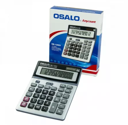 Calculator birou 12 digiti OS1200V, [],papetarie.ro