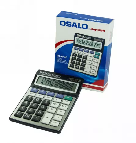 Calculator birou 14 digiti OS 9914C, [],papetarie.ro