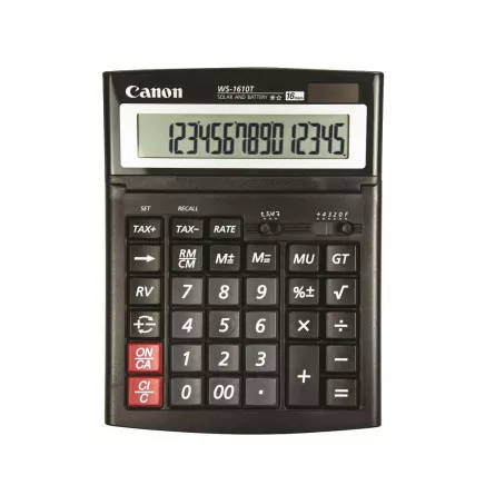 Calculator birou 16 digiti Canon WS1610, [],papetarie.ro
