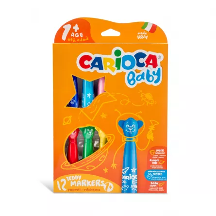 Carioca Baby Marker 1+ 12/set, [],papetarie.ro