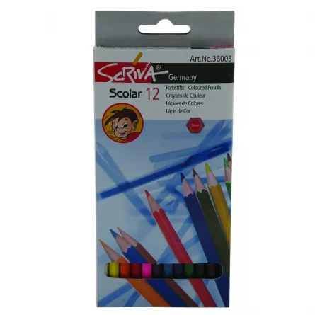 Creioane color 12/set, [],papetarie.ro