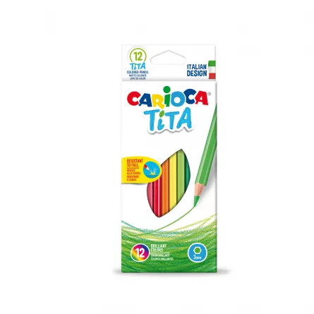 Creioane color Tita Carioca 12/set, [],papetarie.ro
