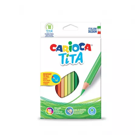 Creioane color Tita Carioca 18/set, [],papetarie.ro