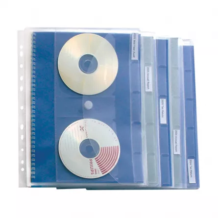 Folie de protectie documente A4 arici cu burduf+2 buzunare CD+index, [],papetarie.ro