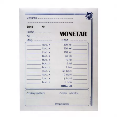 Monetar A6 2ex autocopiativ 50set/carnet, [],papetarie.ro