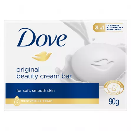 Sapun Dove beauty cream bar sapun solid 90g, [],papetarie.ro