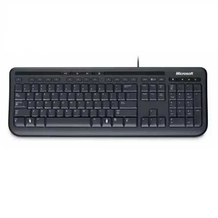 Tastatura Microsoft Wired 600 multimedia negru, [],papetarie.ro