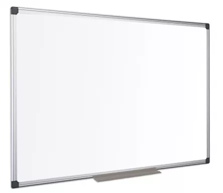 Whiteboard magnetic cu rama aluminiu 120 x 90cm Bi-Silque, [],papetarie.ro