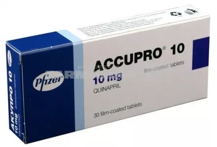ACCUPRO 10 mg X 30 COMPR. FILM. 10mg PFIZER EUROPE MA EEI 