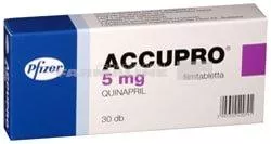 Accupro 5 mg 30 comprimate