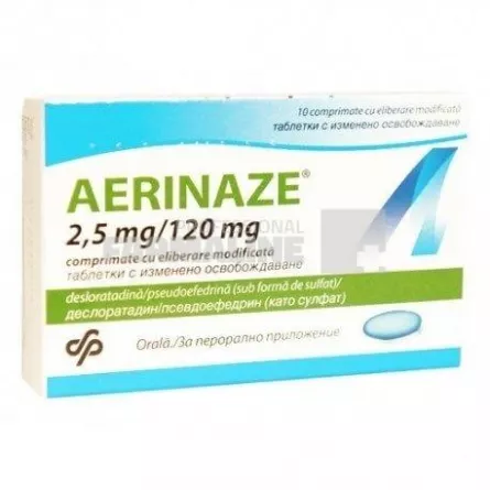 AERINAZE 2,5mg/120mg X 10