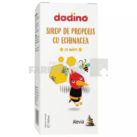 Alevia Dodino Sirop de Propolis cu Echinacea cu miere 150 ml