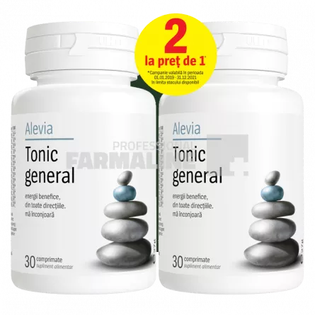 Alevia Tonic general 30 comprimate 1+1 Gratis