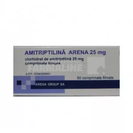 AMITRIPTILINA ARENA 25 mg x 50 COMPR. FILM. 25mg ARENA GROUP S.A.