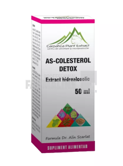 As - Colesterol Detox Extract hidroalcoolic  50ml