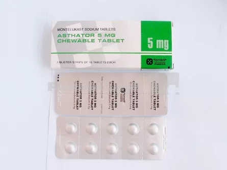 ASTHATOR 5 mg x 28 COMPR. MAST. 5 mg TORRENT PHARMA S.R.L