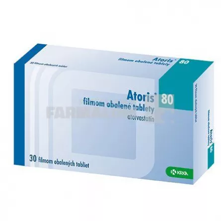 ATORIS 80 mg X 30 COMPR. FILM. 80mg KRKA D.D., NOVO MEST