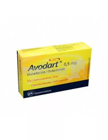 AVODART 0,5 mg X 30 CAPS. MOI 0,5mg GLAXOSMITHKLINE TRAD