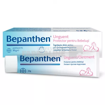 Bepanthen Unguent 30 gr â€“ Ingrijeste si protejeaza pielea impotriva iritatiilor de scutec