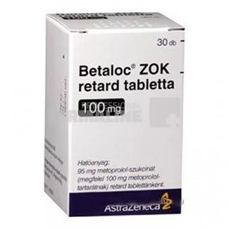 BETALOC R ZOK 100 mg x 30 COMPR. FILM. ELIB. PREL. 100mg ASTRAZENECA AB