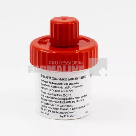 Betametazona si Acid salicilic unguent 15 g ( inlocuitor Diprosalic unguent )