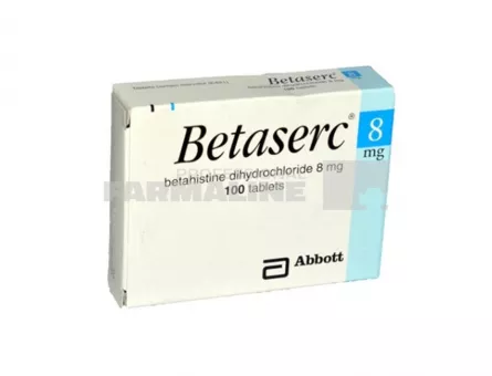 BETASERC 8 mg X 100 comprimate