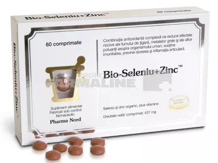 Bio-Seleniu + Zinc 60 tablete