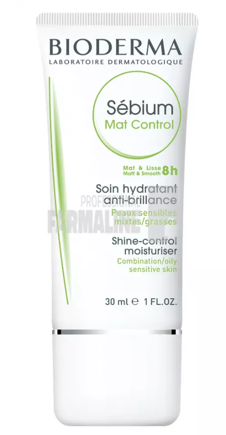 Bioderma Sebium Mat Control Fluid hidratant matifiant 30 ml