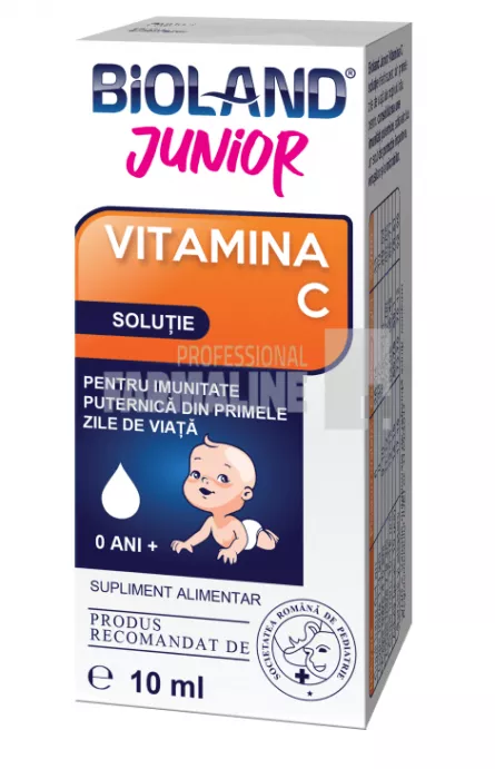 Bioland Junior Vitamina C Solutie 10 ml