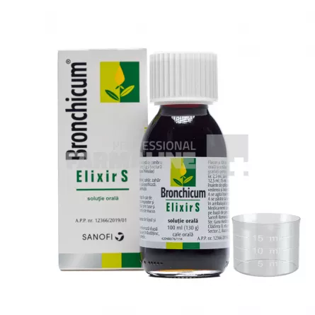 Bronchicum elixir S solutie orala 100 ml