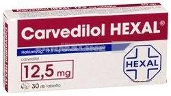 CARVEDILOL SANDOZ 12,5 mg x 30 COMPR. 12,5 mg HEXAL AG - SANDOZ