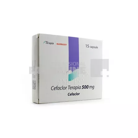 CEFACLOR TERAPIA 500 mg x 15 CAPS. 500mg TERAPIA SA