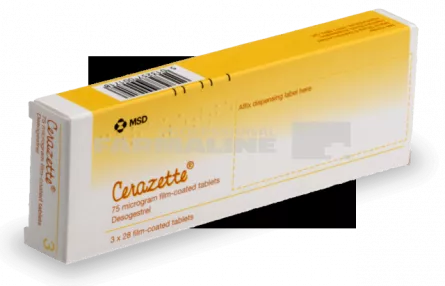 CERAZETTE 0,075 mg x 3 COMPR. FILM. 0,075mg NV ORGANON