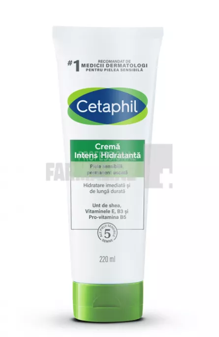 Cetaphil crema intens hidratanta de zi 24H 220 ml