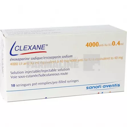 CLEXANE 4000 UI (40 mg)/0,4 ml X 10