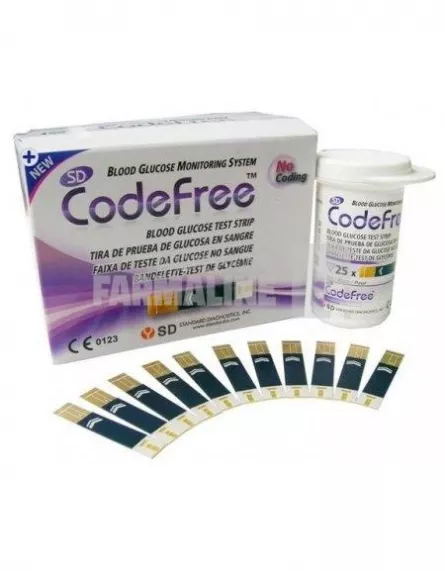 Code Free  Teste de glicemie 50 bucati