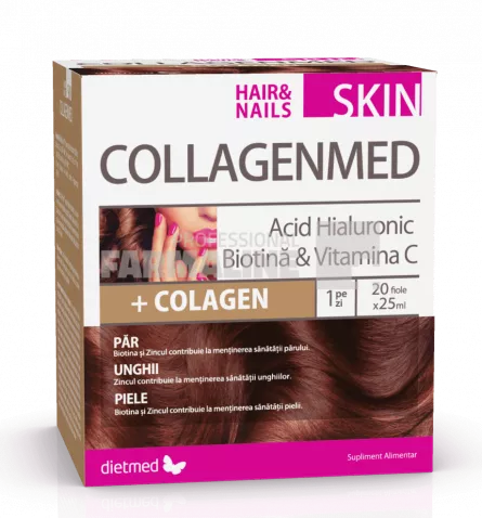 CollagenMed Skin Hair & Nails 20 fiole buvabile x 25 ml