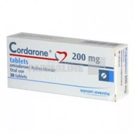 CORDARONE 200 mg X 30 COMPR. 200mg SANOFI ROMANIA S.R.L