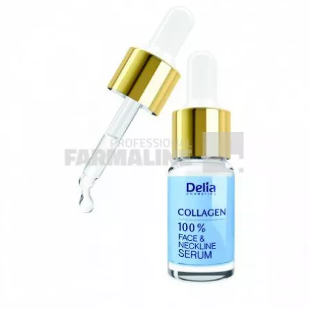 Delia Ser hidratant pentru fata si decolteu cu Collagen 10 ml