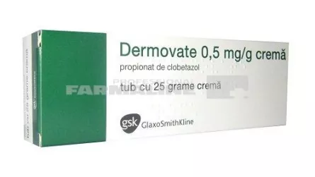 DERMOVATE 0,5 mg/g x 1 - CR. CREMA 0,5mg/g GLAXO WELLCOME UK LT