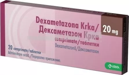 DEXAMETAZONA KRKA 20 mg X 20