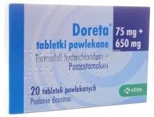 DORETA 75 mg/650 mg x 20 COMPR. FILM KRKA, D.D., NOVO MES