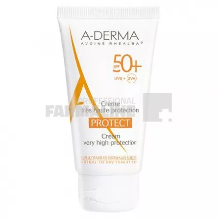 A-Derma Protect Crema fara parfum SPF50+ 40 ml